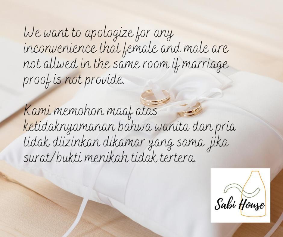 Sabi Guest House - Strategic Family -Married Couples Only- Hostel In Prawirotaman Yogyakarta Exteriör bild
